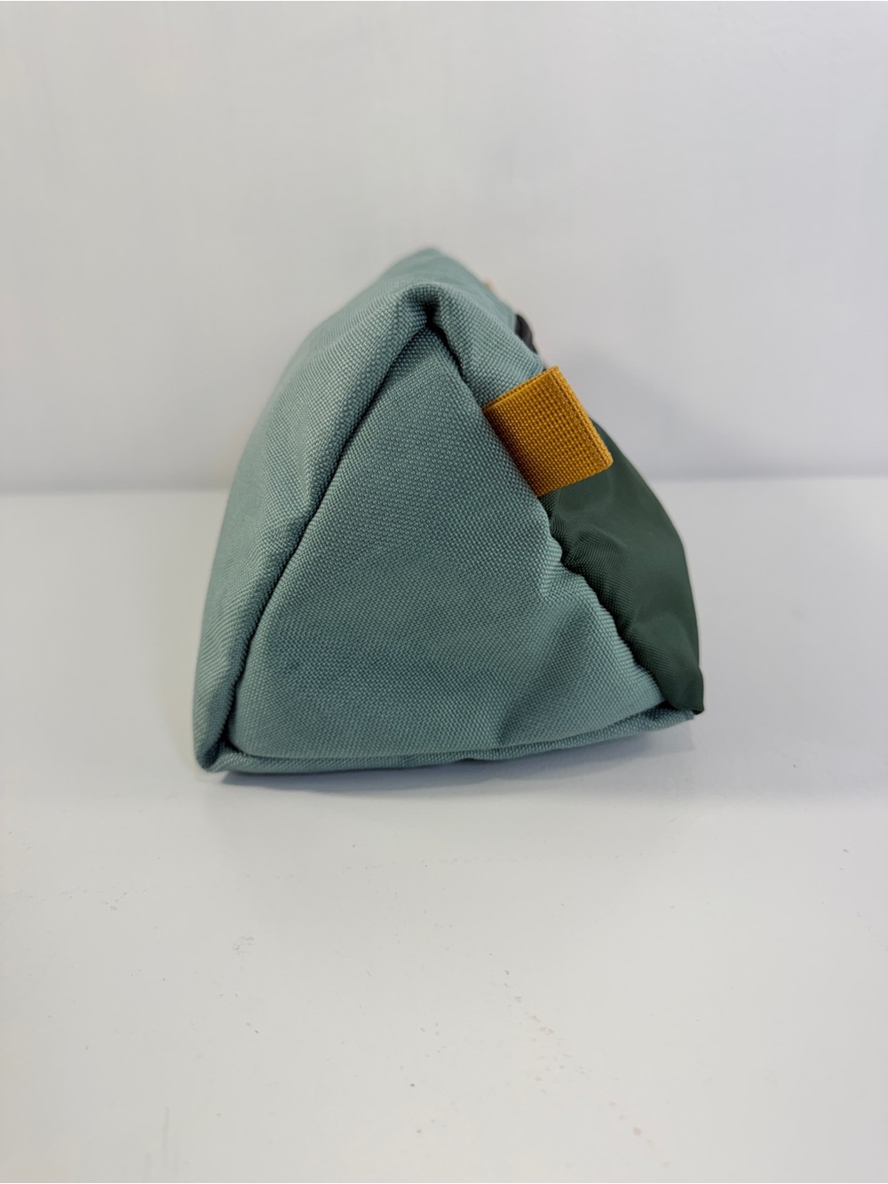 Topo Designs Green Two-Tone Triangular Essentials Pouch Dopp Kit - Picture 6 of 11